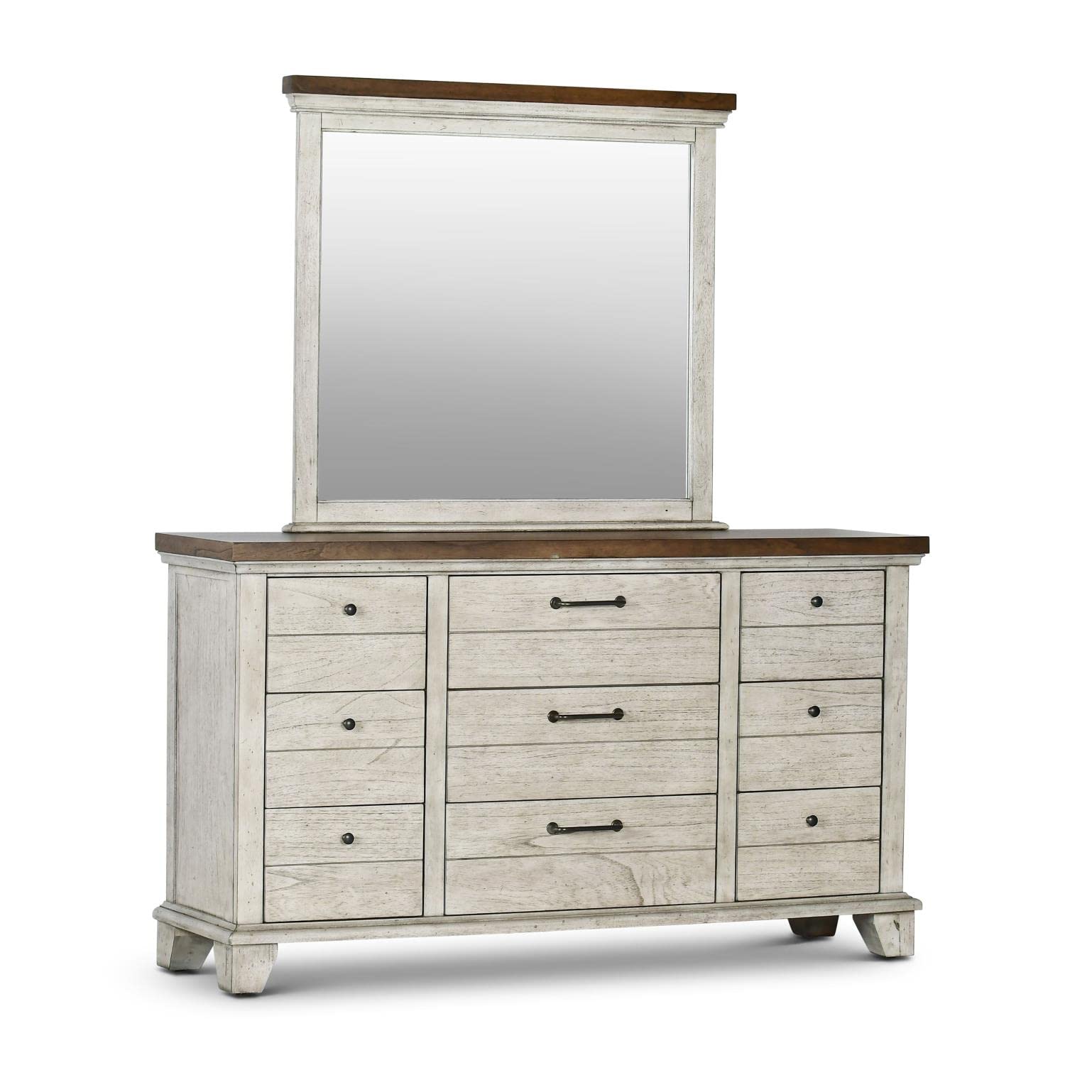 Steve Silver Bear Creek Dresser and Mirror BC900DRMR