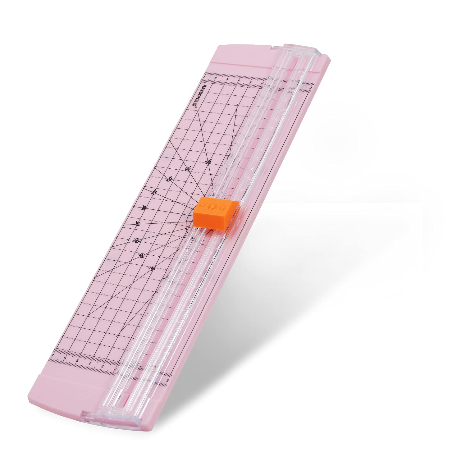 Rayson Rc4000P-Us Paper Cutter Trimmer, A4 Size (12 Inch) Paper Cutter For Coupon, Craft Paper And Photos (Light Pink)