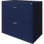 Lys Soho Arc Pull Steel Lateral File, Navy