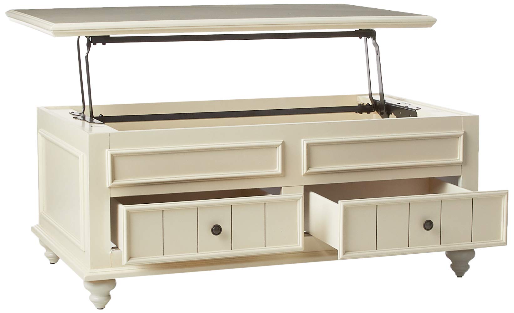 ACME Natesa Coffee Table w/Lift Top - - White Washed