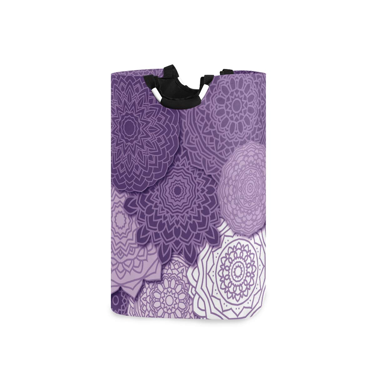 Nander Laundry Basket Mandala Boho Large Hamper Foldable Bag for Dirty Clothes Organizer Laundry Bag Picnic Baskets Print Toy Gi