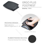 Aidata FR003 Ergo Plus Footrest, Ergonomic Design, Foot Stand Stool Rest, Adjustable