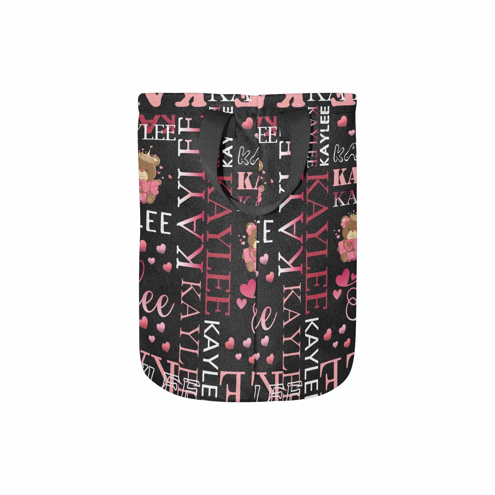 Customized Laundry Basket With Bear Gift, Personalized Waterproof Folding Laundry Basket With Name, Lightweight Hampers For Laun