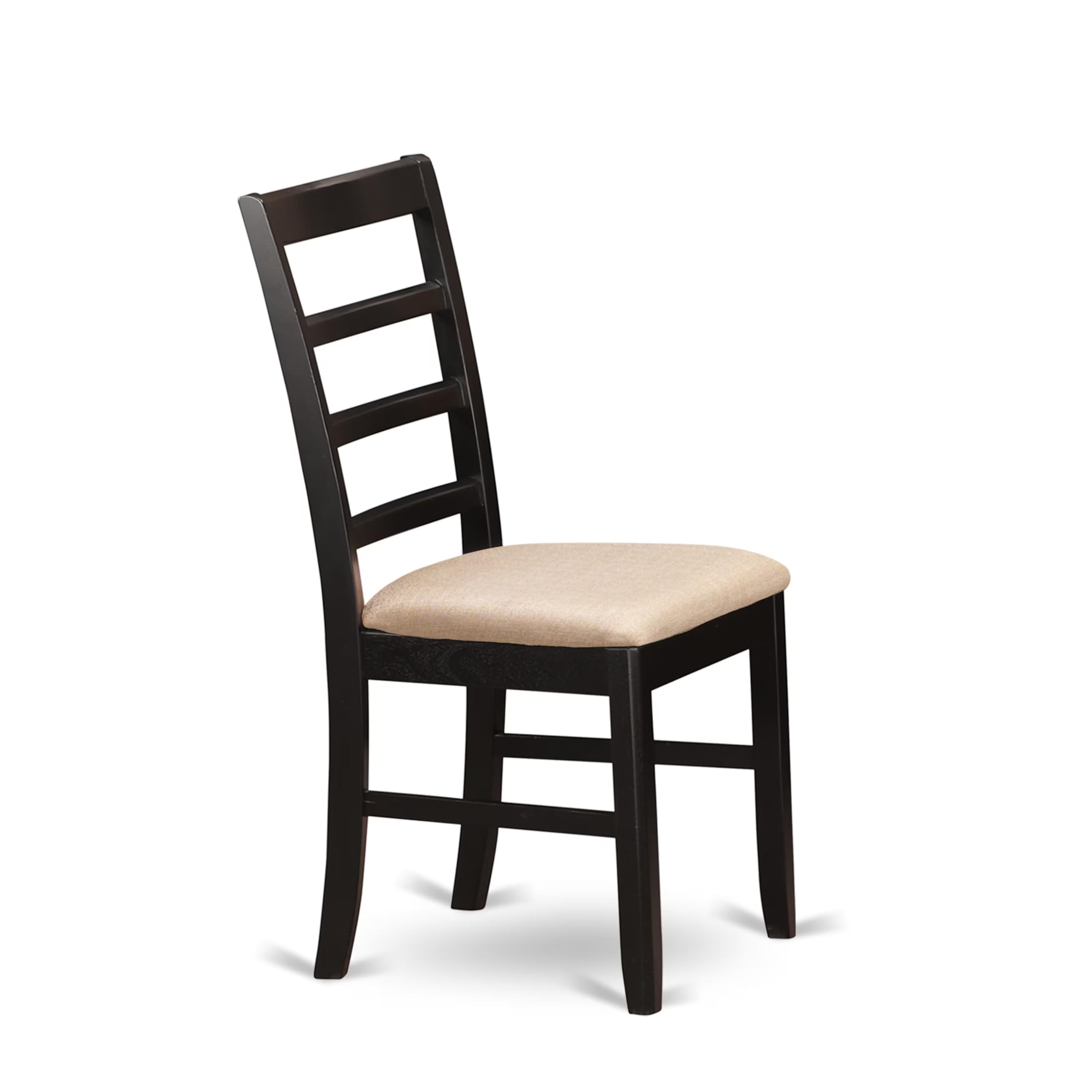 East West Furniture CAPF6-CAP-C 6 Piece Dining Table Set Contains a Rectangle Kitchen Table and 4 Linen Fabric Dining Chairs with a Bench, 36x60 Inch, Cappuccino