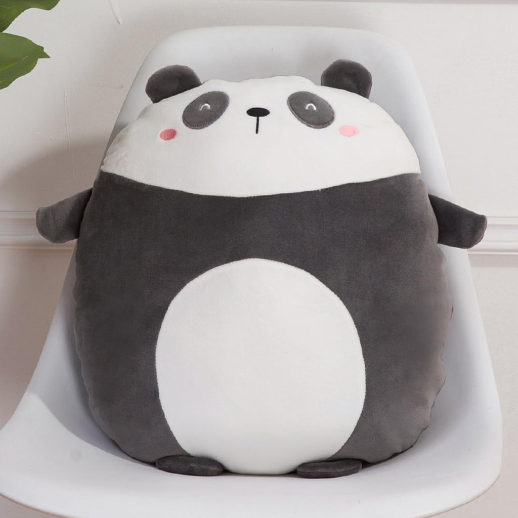 Panda Plush Pillow, 16 Inch Panda Stuffed Animal Toy Kawaii Panda Plushie Hugging Pillow Cute Cartoon Plush Animal Pillows Gifts