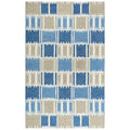 Alora Decor Rivera 8'9" X 11'9" Geometric Blue/Ivory/Beige Hand-Tufted Area Rug
