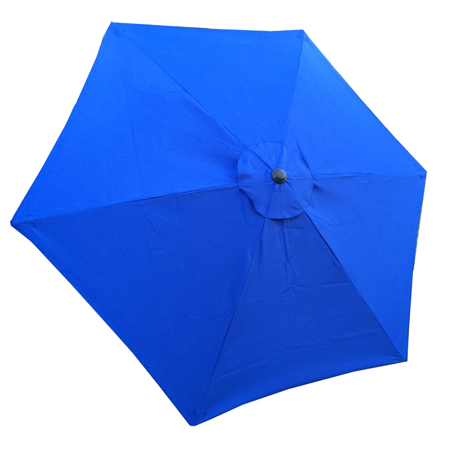 Bellrino Decor Replacement Strong & Thick Patio Umbrella Canopy Cover For 7.5 Ft 6 Ribs (Canopy Only) - Royal Blue