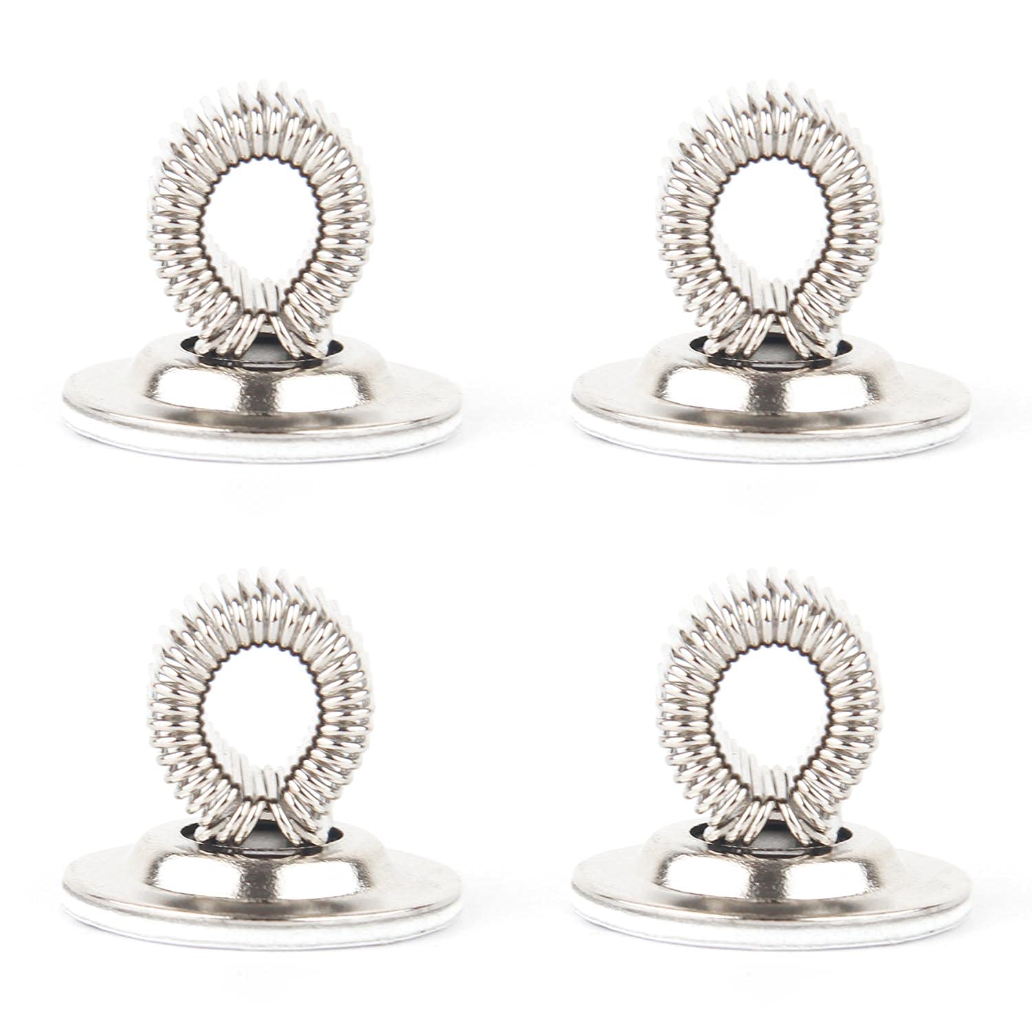 E-Riding (4 Pack) Stainless Pen Holder Clip, Self Adhesive Pencil Holder Clip With Adjustable Spring Loop, Magno Pencil Holder F