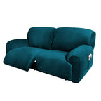 ULTICOR Extra Wide 75'' - 100'', Reclining 2 Seater Sofa, Extra Wide Reclining Love Seat Slipcover, 6-Piece Velvet Stretch, Recl