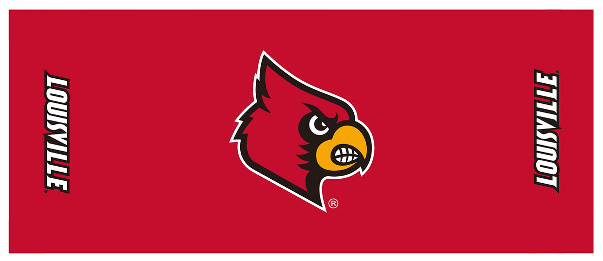 Collegiate Kwik-Covers Rectangle Plastic Table Covers, Bundle Of 2 (University Of Louisville, 8')