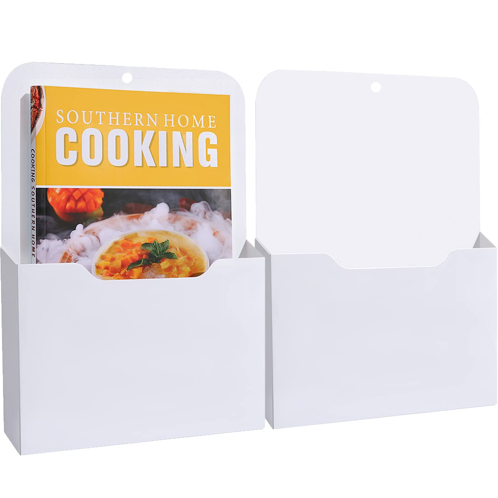 Magnetic File Holder, 2 Pack Magnetic Paper Holder For Refrigerator, File Cabinets And Fridge, Magnetic Pocket Wall Hanging File