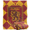 Harry Potter Gryffindor Plaid Sigil Officially Licensed Silky Touch Super Soft Throw Blanket 50' X 60'