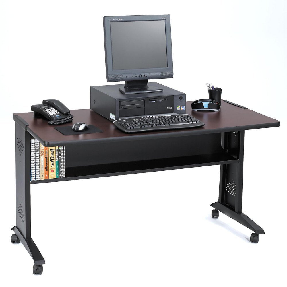 Safco 54-Inch-Width Reversible-Top Mobile Desk