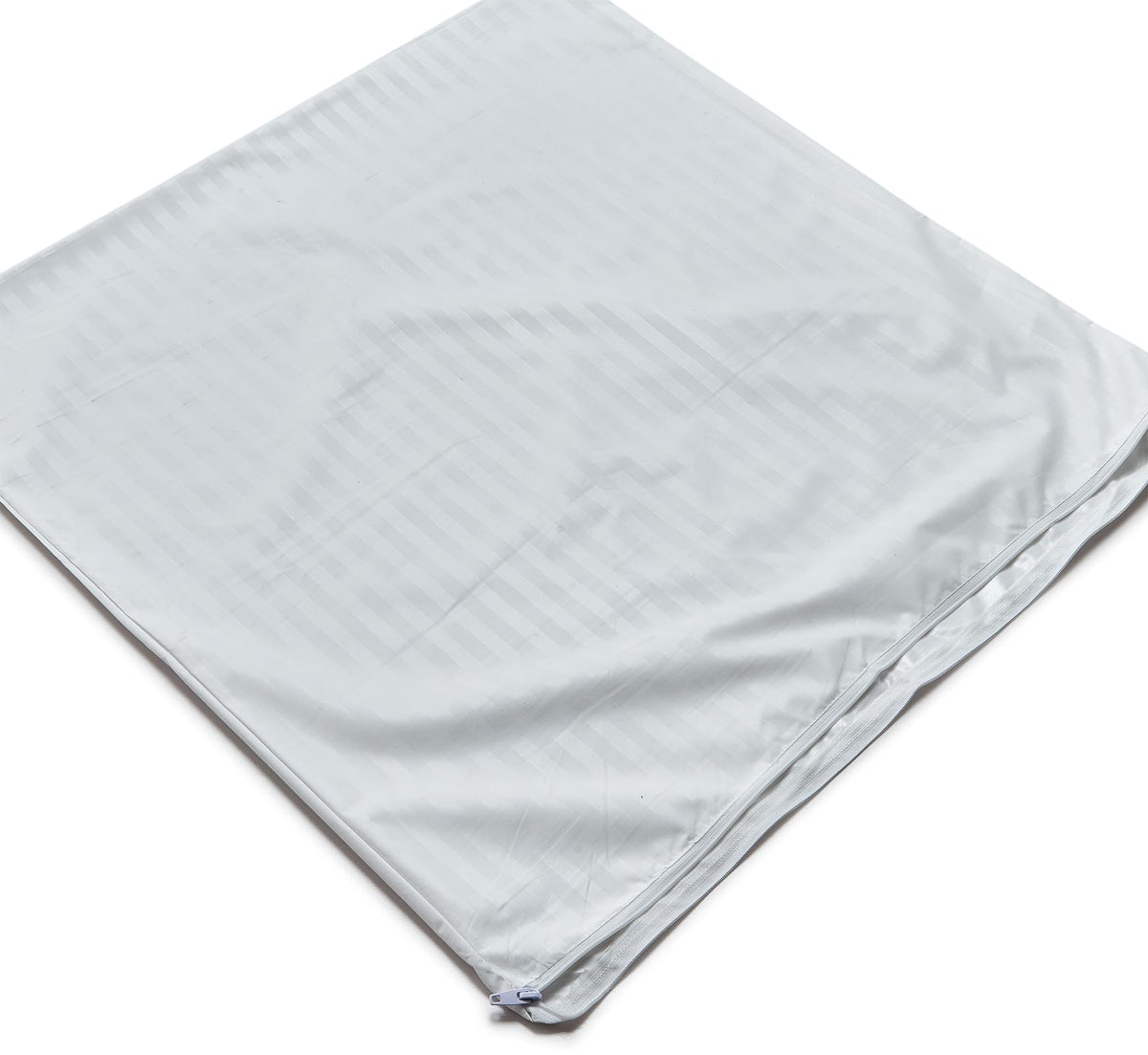 Kingnex Waterproof Down Feather Proof Striped Body Pillow Protectors For 20X54 Pillow Zippered Plain Pillow Cover White 1 Pack O