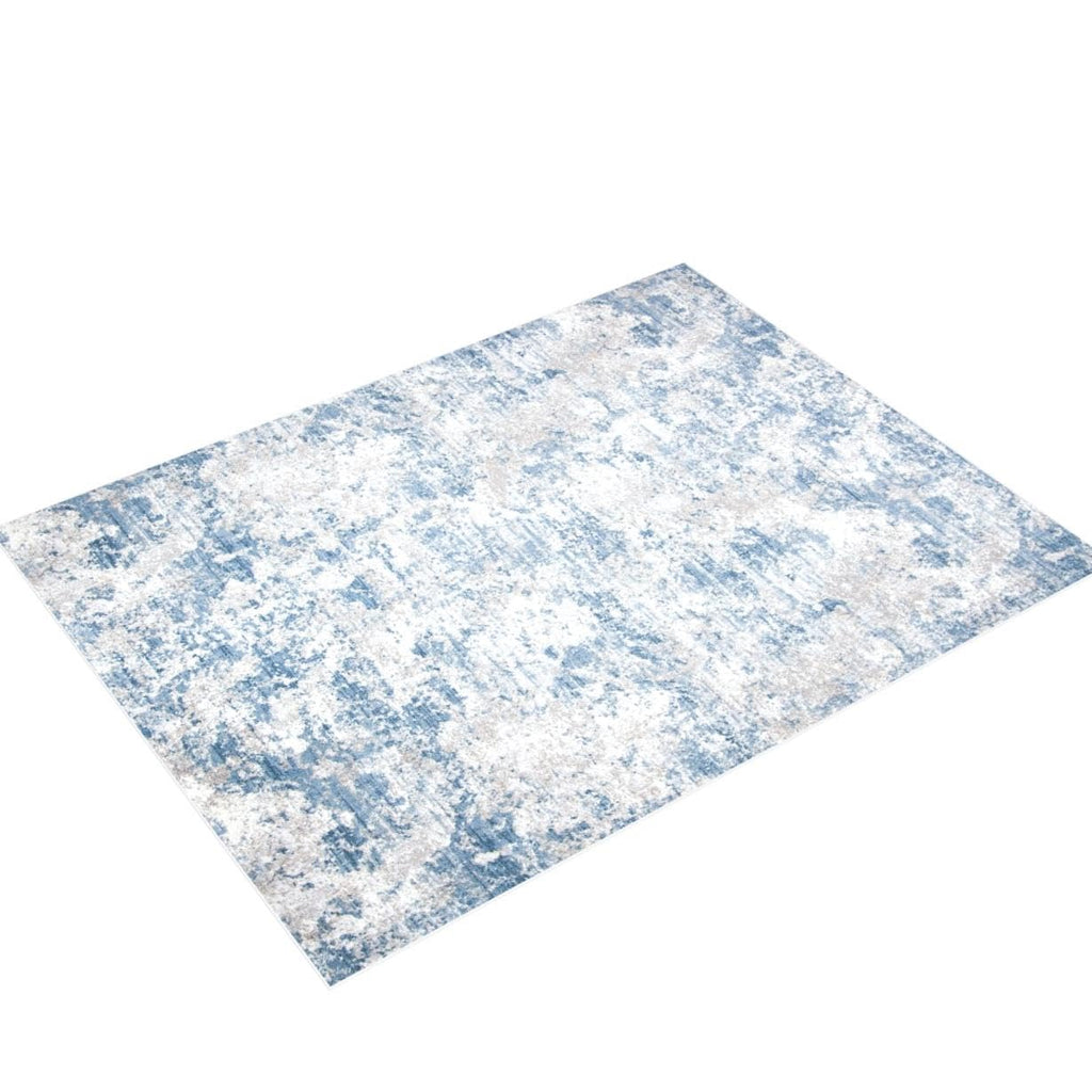 Safavieh Amelia Collection Area Rug - 8' X 10', Grey & Blue, Modern Abstract Design, Non-Shedding & Easy Care, Ideal For High Tr