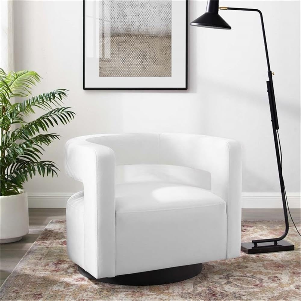 Modway Spin Armchairs, White
