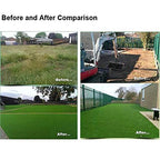 Petgrow Realistic Artificial Grass Turf -5Ftx10Ft(50 Square Ft), Thick Fake Grass Pet Dog Mat Pad With Drain Holes- Indoor Outdo