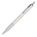 Zebra Pen F-701 Retractable Ballpoint Pen, Stainless Steel Barrel, Fine Point, 0.8Mm, Black Ink, 1-Pack