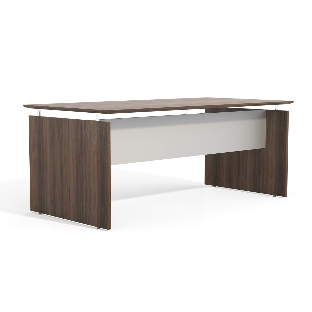 Mayline Mnds72Tbs Medina Straight Edge Desk, 72&quot;W, Textured Brown Sugar Laminate