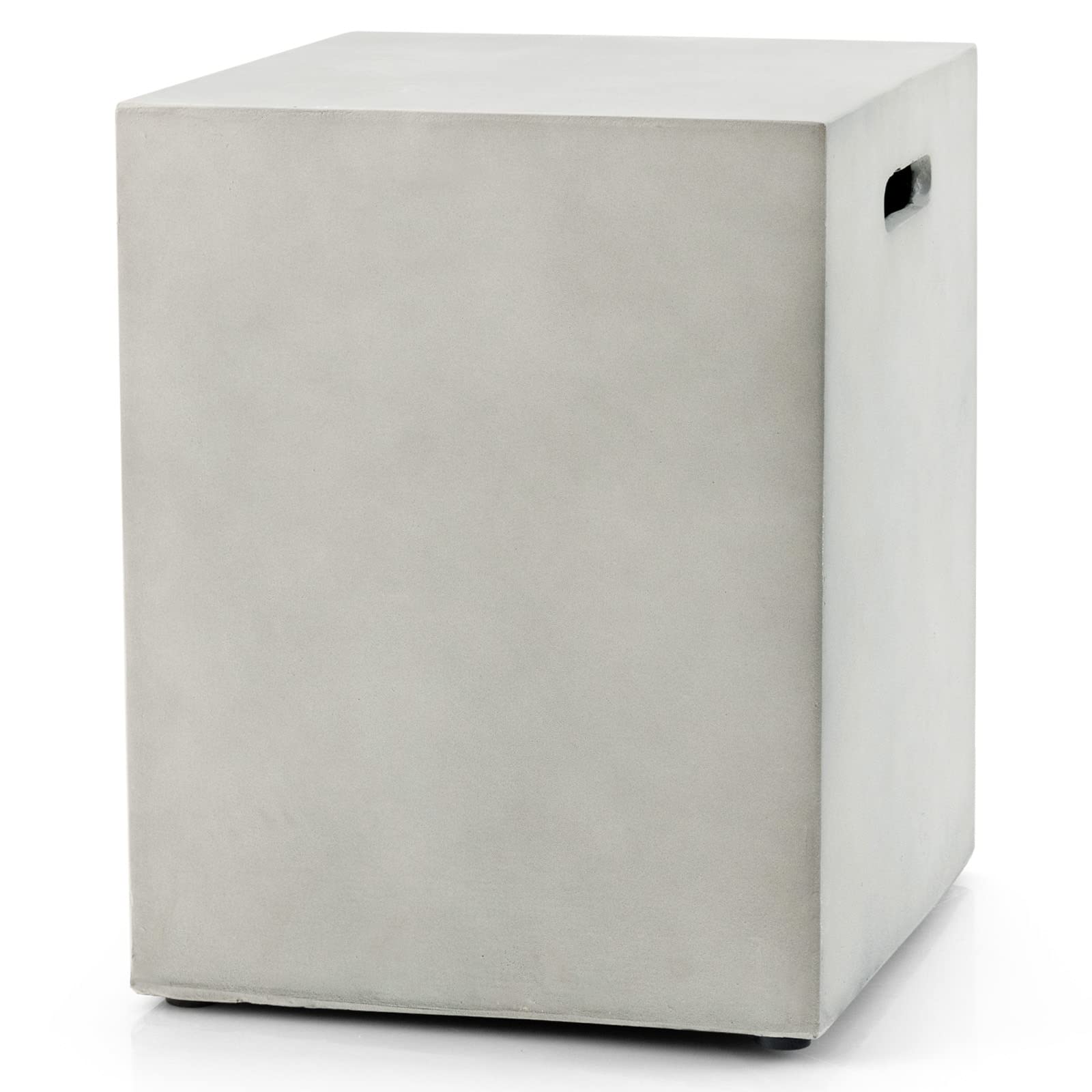 Giantex Propane Tank Cover Table - Hideaway Table, Outdoor 20 Lbs Propane Tank Holder With Handles On Both Sides & Groove Hole A