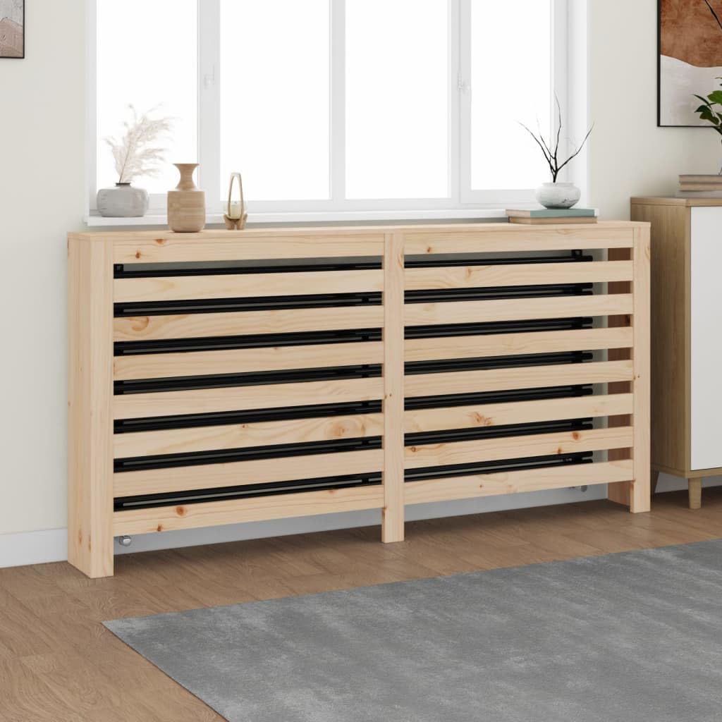 Vidaxl Brown Natural Radiator Cover - Thumbnail 4