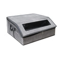 Baseball Cap Storage Box with Clear Window, Lidded Hat for Closet Shelf, Stackable Home Case, Entryway Wardrobe Sorter,