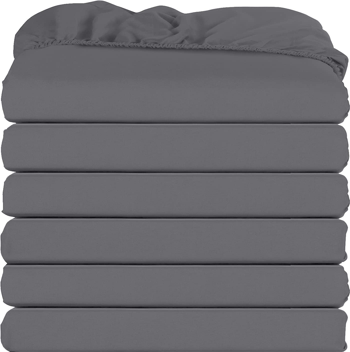 Utopia Bedding Queen Fitted Sheets - Bulk Pack Of 20 Bottom Sheets - Soft Brushed Microfiber - Deep Pockets - Shrinkage & Fade R