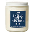 CE Craft - Smells Like A Cowboys Win Candle - Football Themed Candle, Gift for Dad, Gift for Son, Texas Gift, Texas Themed Candl