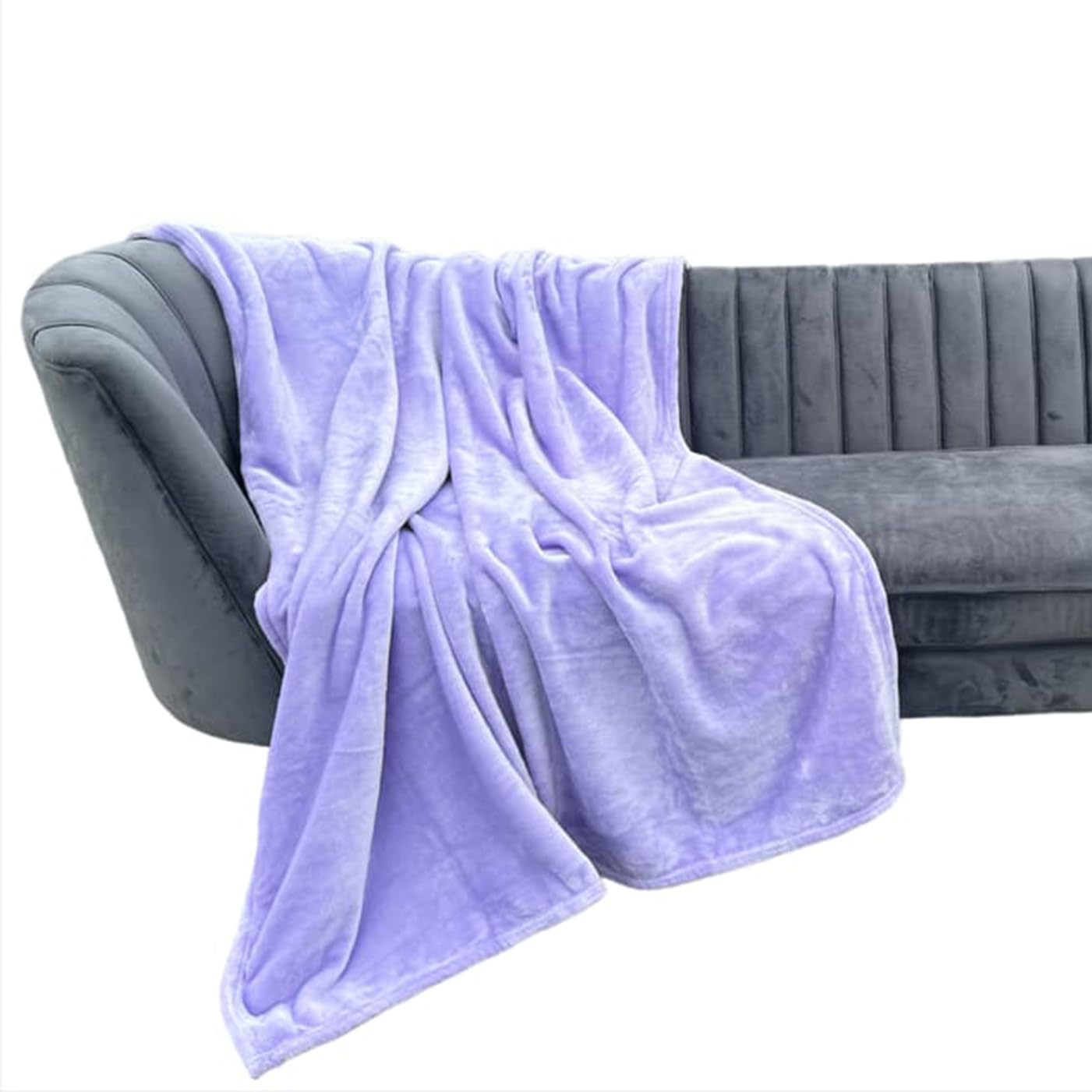 Continental Bedding - Super Soft Flannel Fleece Throw Blanket, Lightweight 320Gsm, Great For Sofas, Couches, Beds, Camping, And