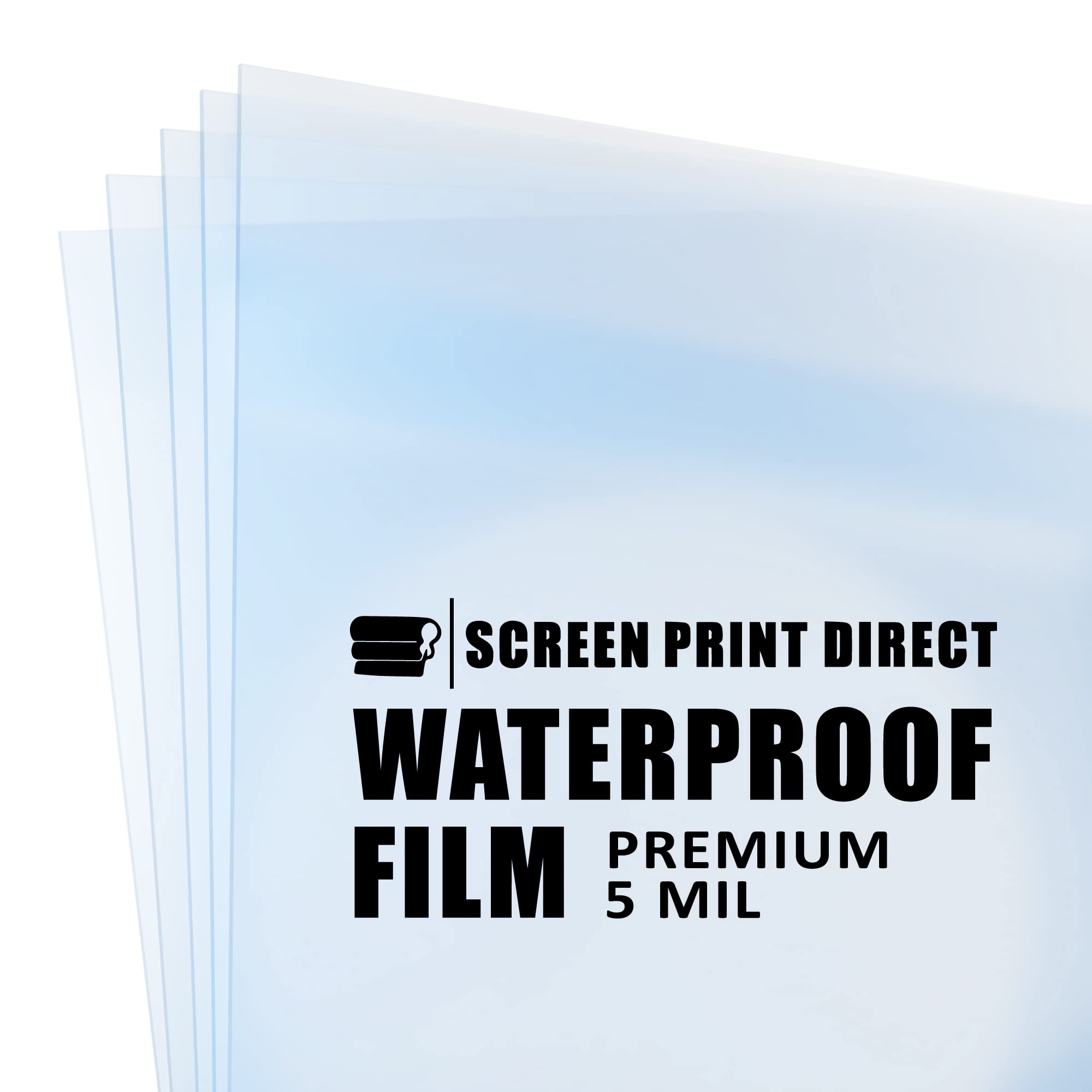 Screen Print Direct Waterproof Inkjet Film Sheets(11' X 17' - 25 Sheets) - Transparency Film For Silk Screen Printing, Inkjet