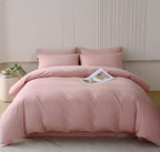 Houseri Pink Comforter Set Twin for Girls Light Pink Bedding Comforter Twin Size Blush Pink Comforter Sets Toddlers Rose Pink Be