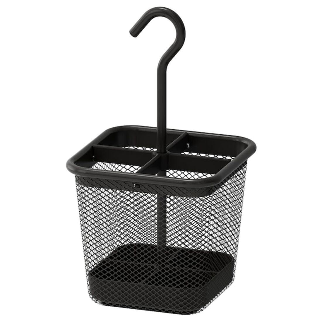 Ikea Uppdatera Cutlery Caddy Anthracite12X12 Cm (4.7 X 4.75 Inches) 004.864.26