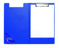 Seco Eco Pvc Covered Foldover Recycled Clipboard With Low Profile Clip, Fits Letter Size And All Documents Up To 8 X 12 - Blue