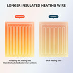 Homemate Electric Blanket Queen Size - 84''X90'' Heated Blanket Queen Size 1/2/4/6/8 Hours Auto-Off 10 Heat Levels Over-Heat Pro