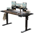 Radlove Electric Height Adjustable Standing Desk, 63x 30 Inches Stand Up Desk Workstation, Splice Board Home Office Computer Sta