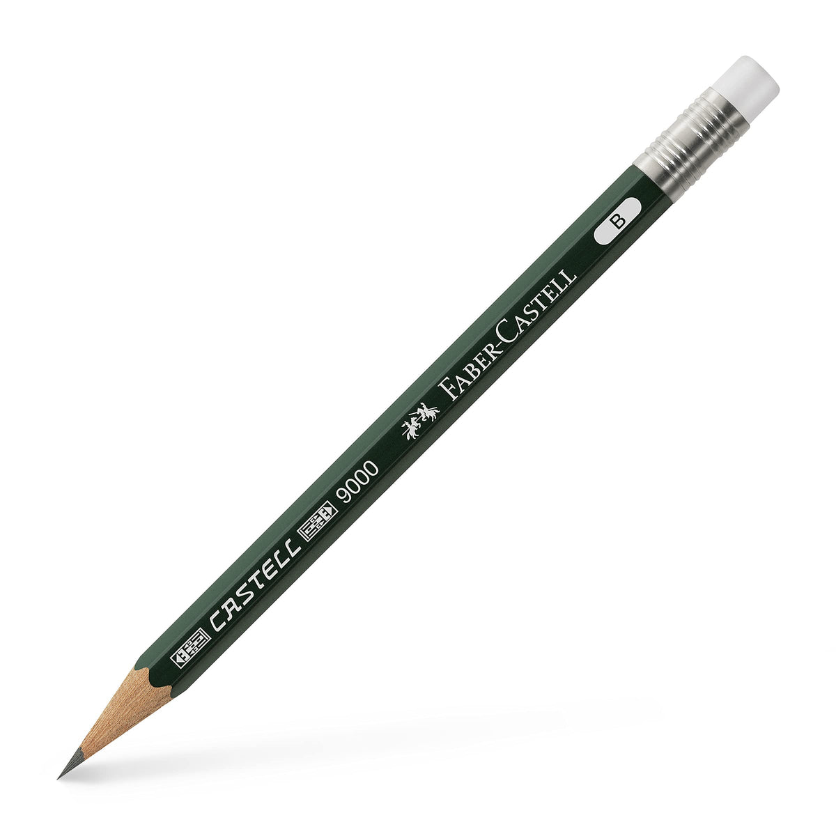 Faber-Castell 9000 Perfect Pencil Refill; B - 3 Spare Graphite Pencils With Smudge Free Eraser - Writing, Drawing And Sketch Pen
