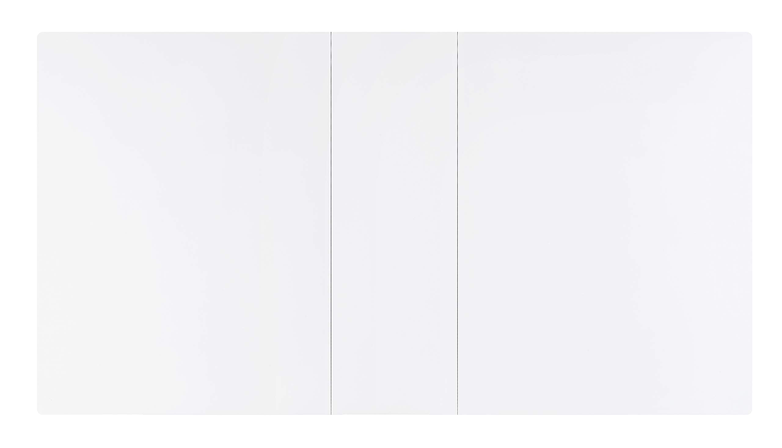 Acme Weizor Dining Table in White High Gloss & Chrome