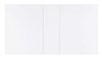 Acme Weizor Dining Table in White High Gloss & Chrome