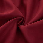 Meila Wrap Around Bed Skirt Three Fabric Sides Elastic Dust Ruffled 16 Inch Tailored Drop,Easy To Install Fade Resistant-Burgundy, Queen/King