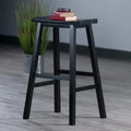 Stool Chair Wod Blk 29"H