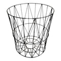 Indian Artisans Laundry Basket Without Handles | Metal Wire Basket | Laundry Storage Bin | Clothes Organizer/Heavy Wire Basket/B