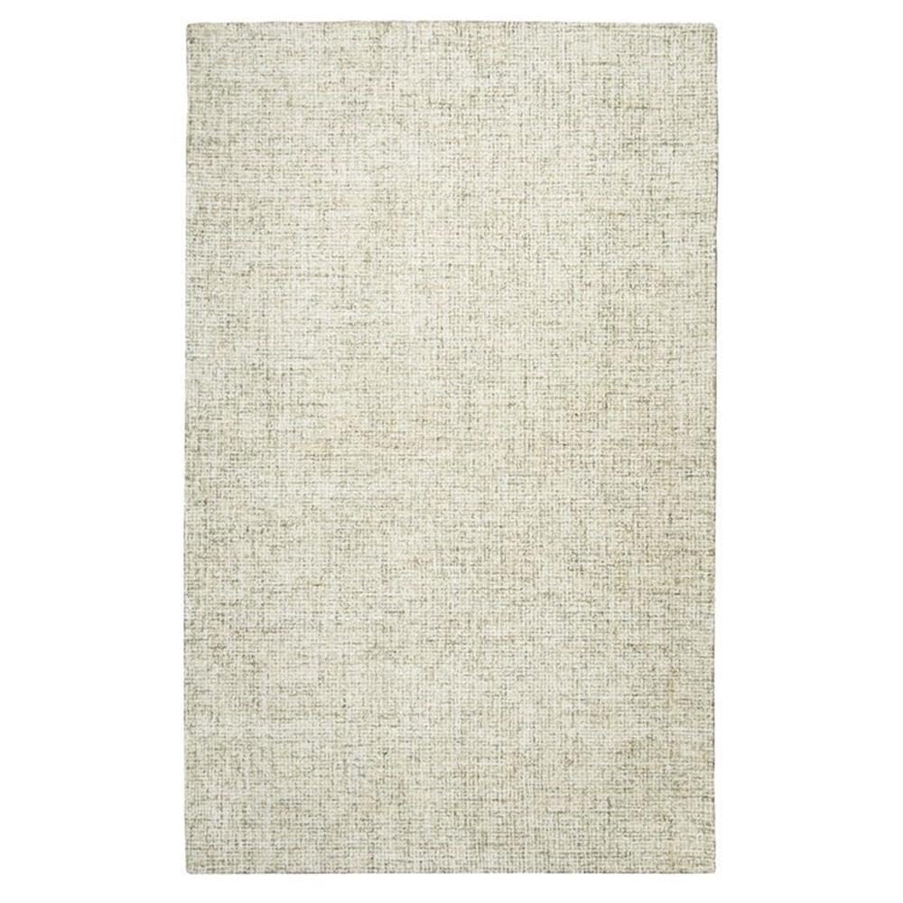 Overstock London Abstract/Tweed Wool Hand-Tufted Rug Cream 12' X 15' 12' X 15' Indoor Rectangle