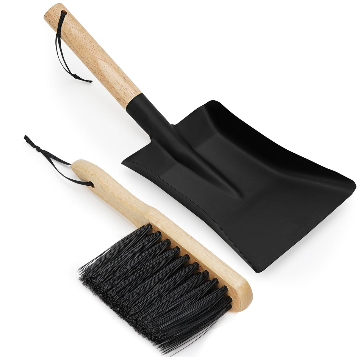 MYFIREPLACEDIRECT Fireplace Shovel & Brush Set, Large Ash Shovel & Brush