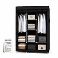 American Dream Heavy Duty Storage Closet, Black, 50.3 W x 18 D x 67 H