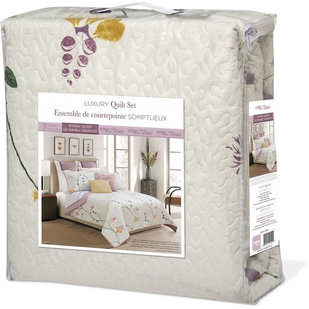 Safdie Twin Co. 60111.2T.15 Serenade Collection Quilt 2Pc Set, Multi