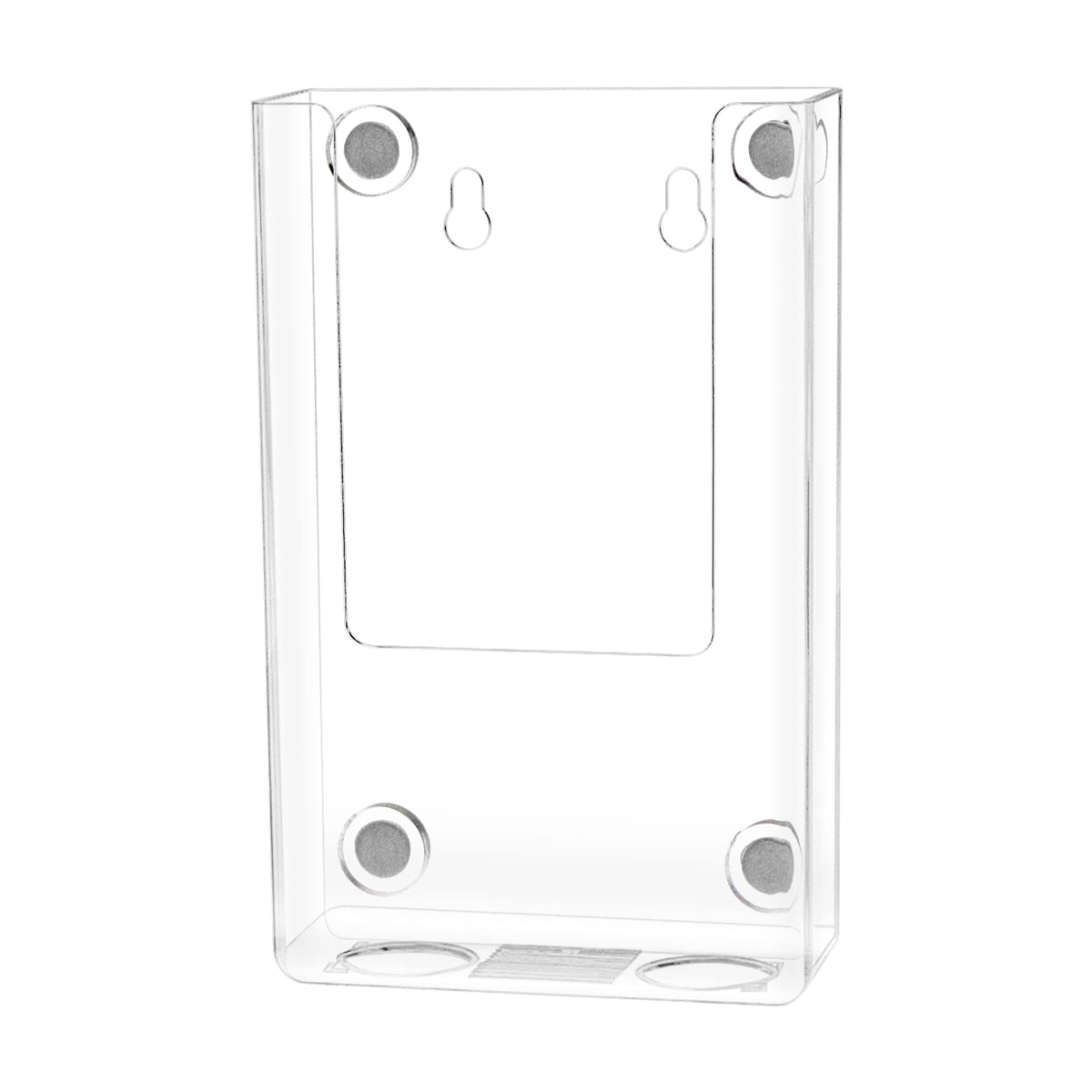 Marketing Holders Magnetic Brochure Holder for 4 Inch Wide Pamphlets Metal Surface Mount Menus Maps and Rack Cards Take One Clea