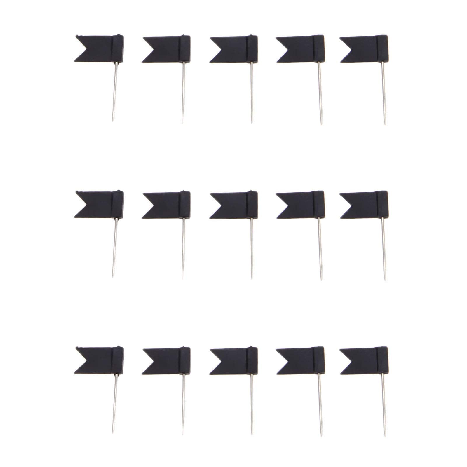 Yetaha 100Pcs Flag Push Tacks For Map, Colorful Marking Pins World Map Thumbtacks For Bulletin Cork Board Wall Picture Diy Craft