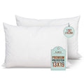 Pillowflex Set of 2 (13x19) Premium Polyester Pillow Inserts - European Rectangle Pillow Forms, Machine Washable, Sham Pillow In