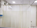 Hospital Partition Curtains of Different Sizes for ICU and Wards (Cream, 4ft Width X 7ft Height)