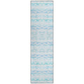 Seabreeze Sz16 Blue Coastal Rug Runner 2' 3" X 7 ' 6"